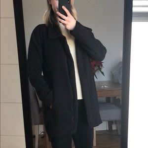 Black fleece coat!